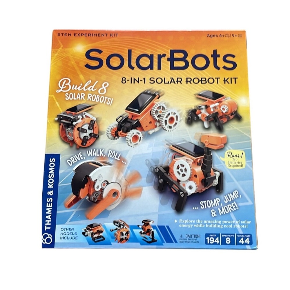 Thames & Kosmos SolarBots 8-in-1 Solar‎ Robot Kit STEM Experiment Kit 620375
